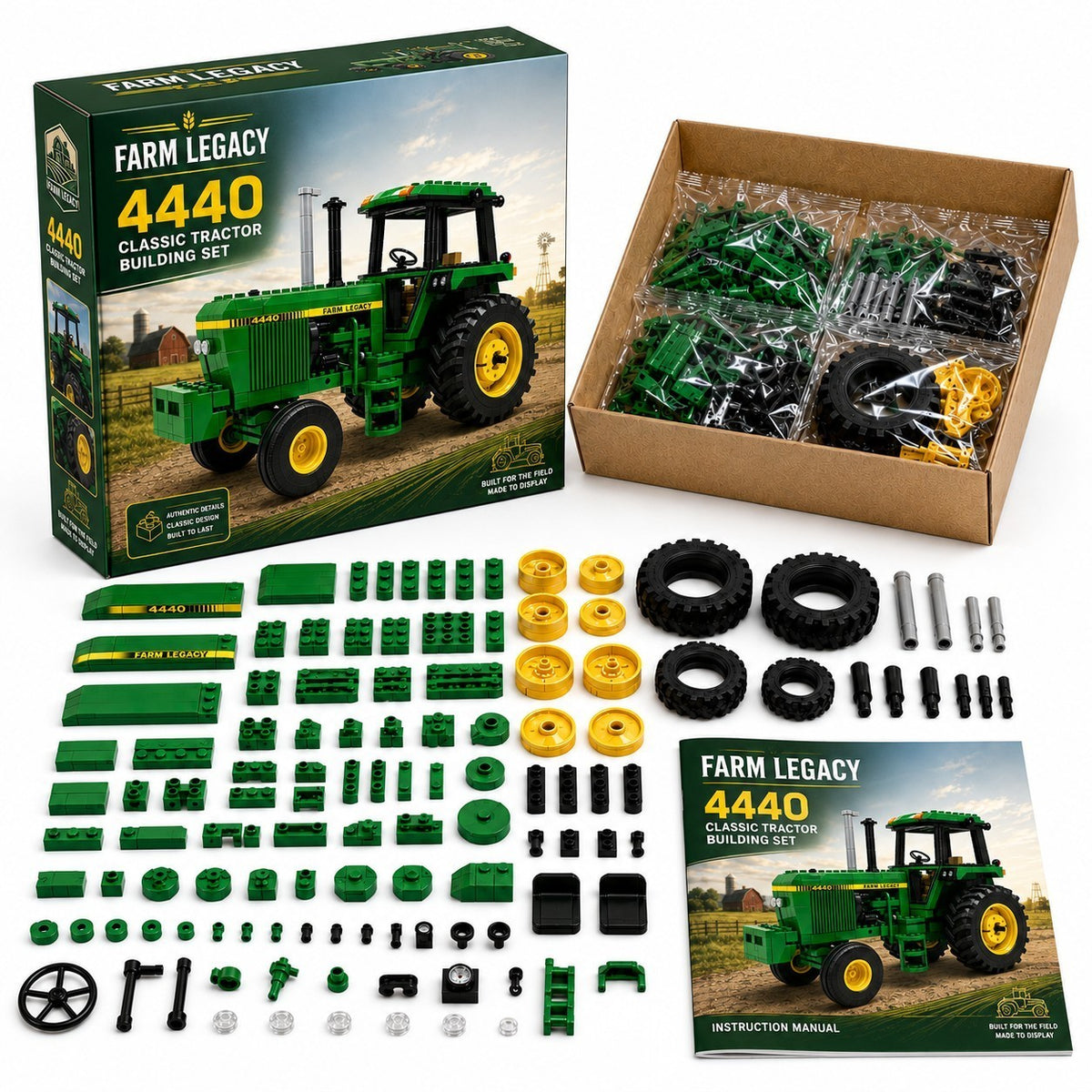 AgriHeritage – Vintage Farm Tractor Building Blocks
