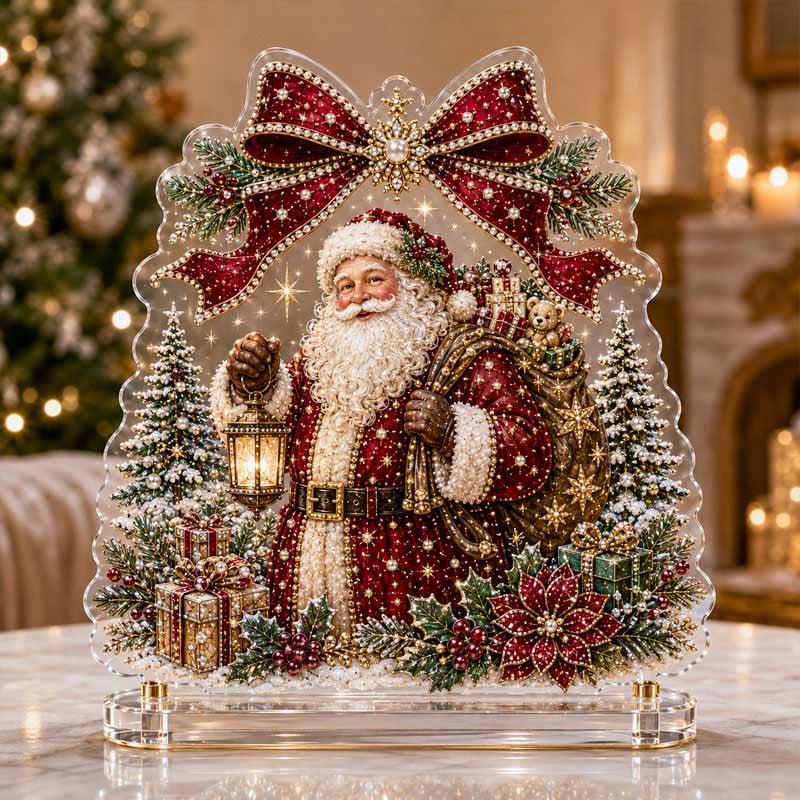 ChristmasGleam – Jeweled Bow Diamond Painting Kit