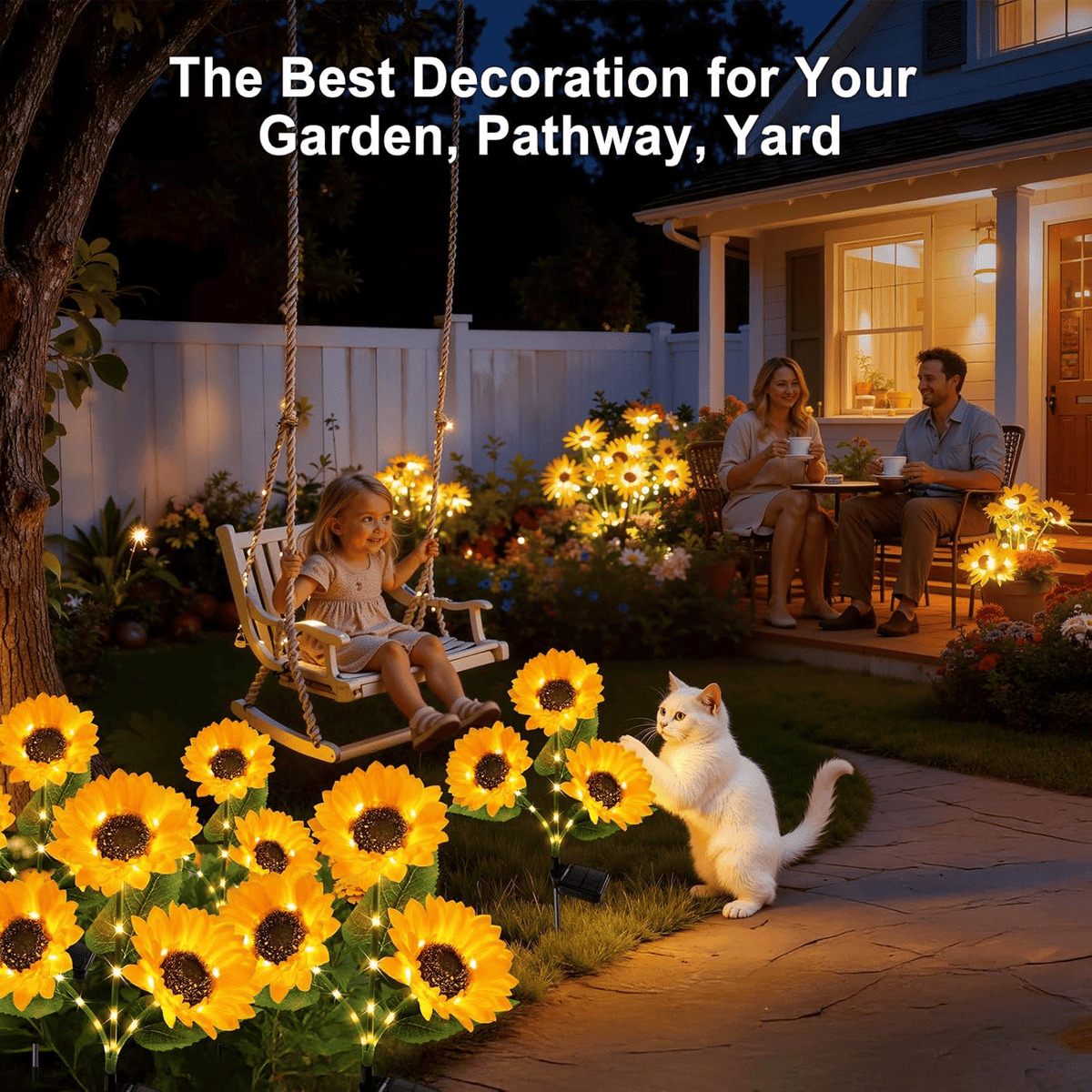SunGarden – Solar-Powered Sunflower Lights