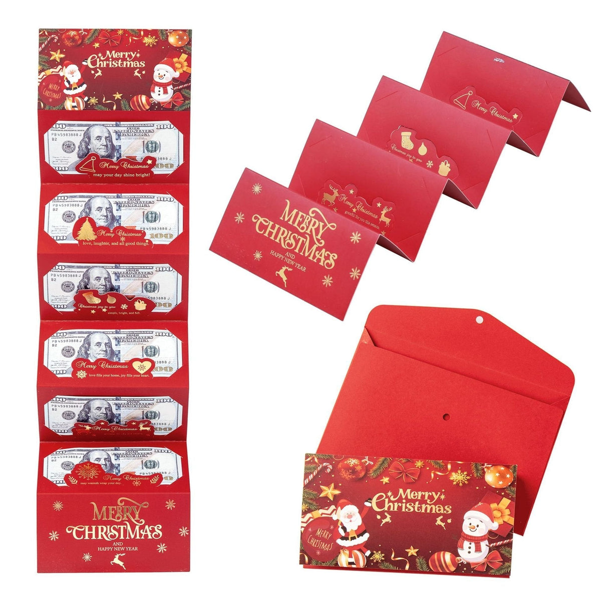 SantaSurprise – Foldable Christmas Cash Gift Wallet