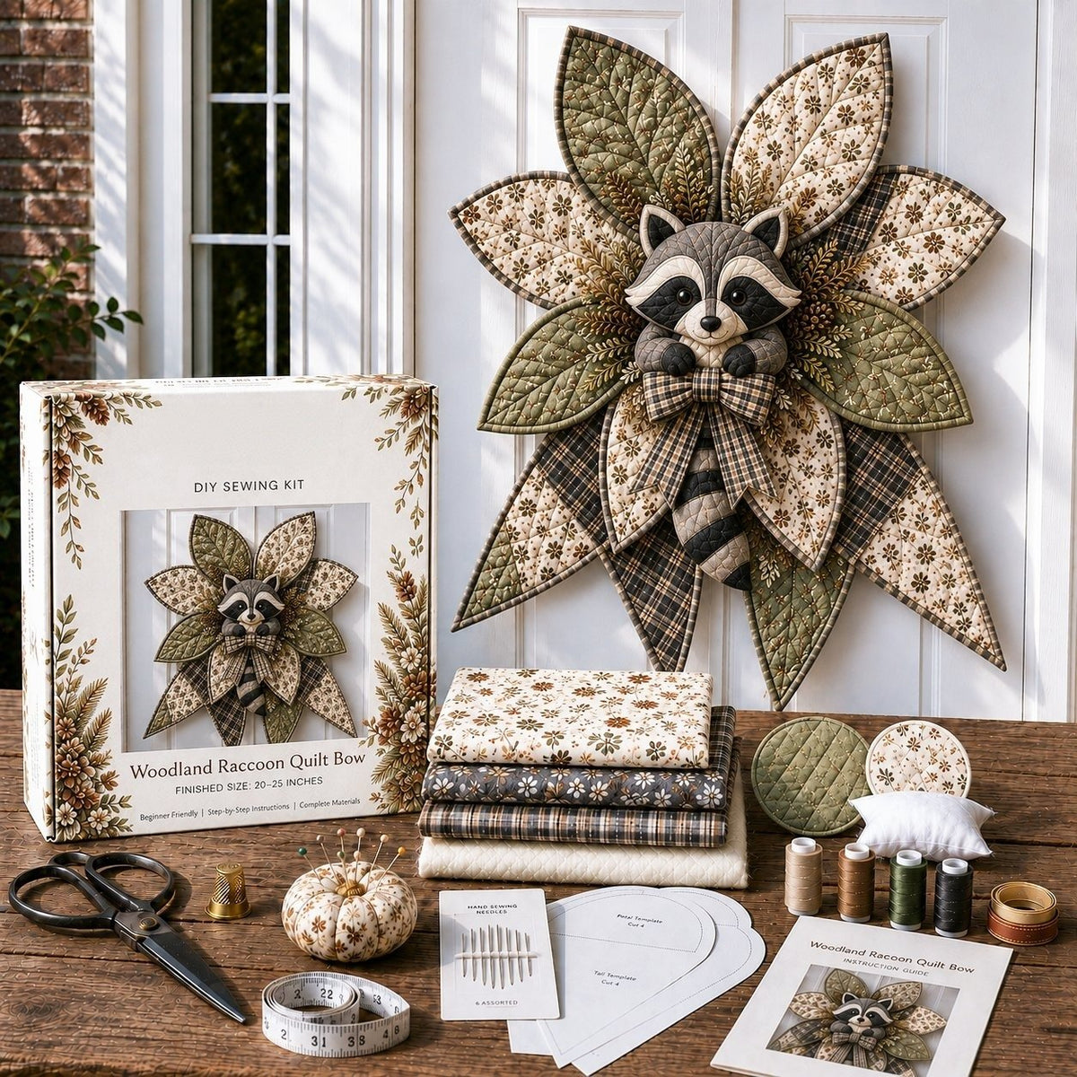 PrettyLoops – Oversized Quilted Bow Craft Kit