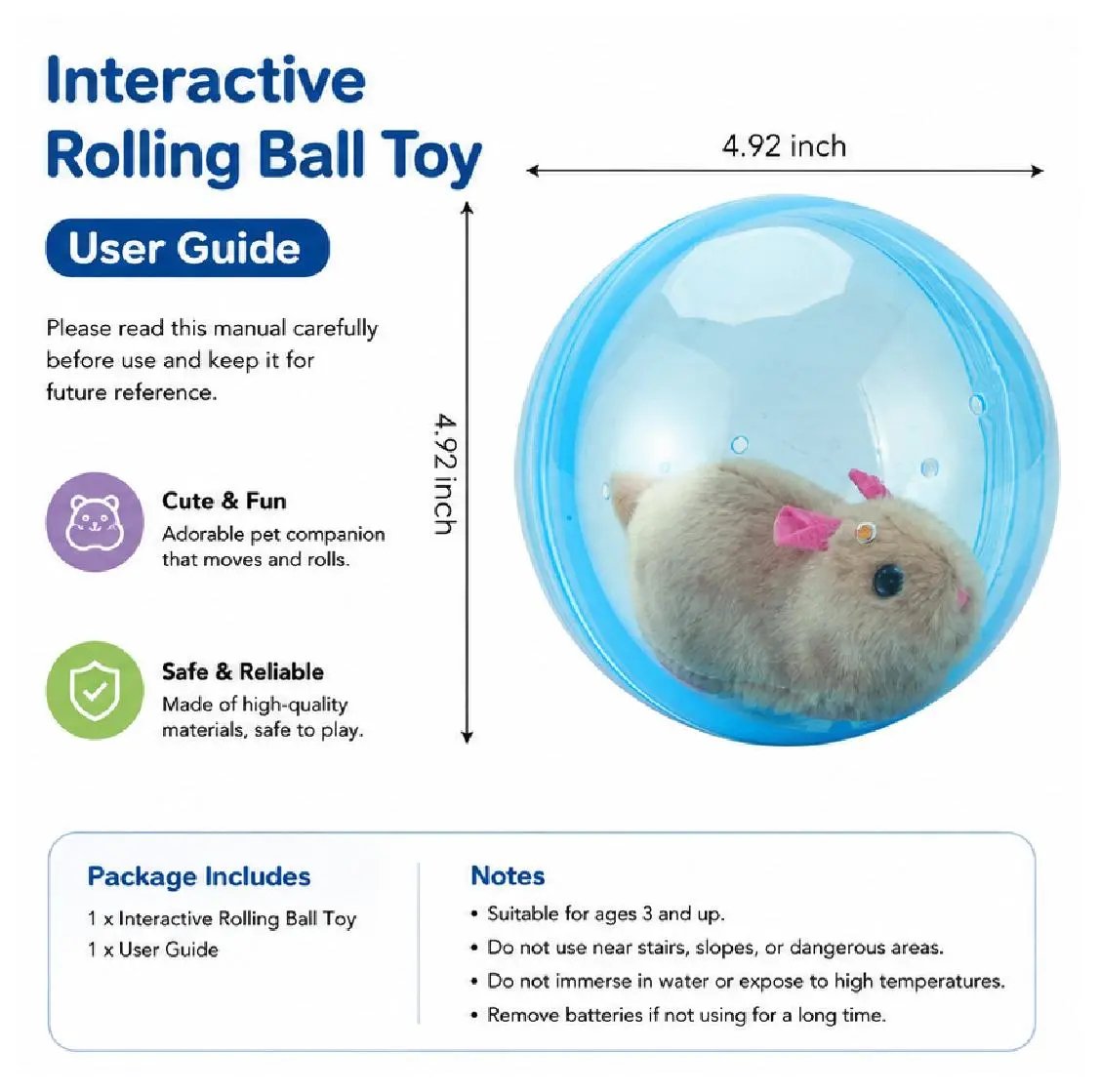 HuntSphere – Interactive Cat Play Ball