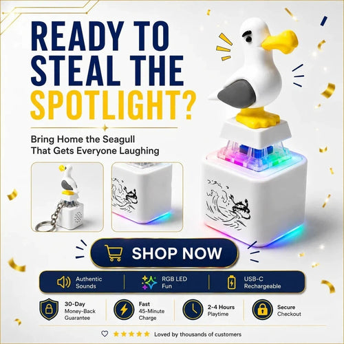 DuckBlitz – Funny Sound & Light Keychain