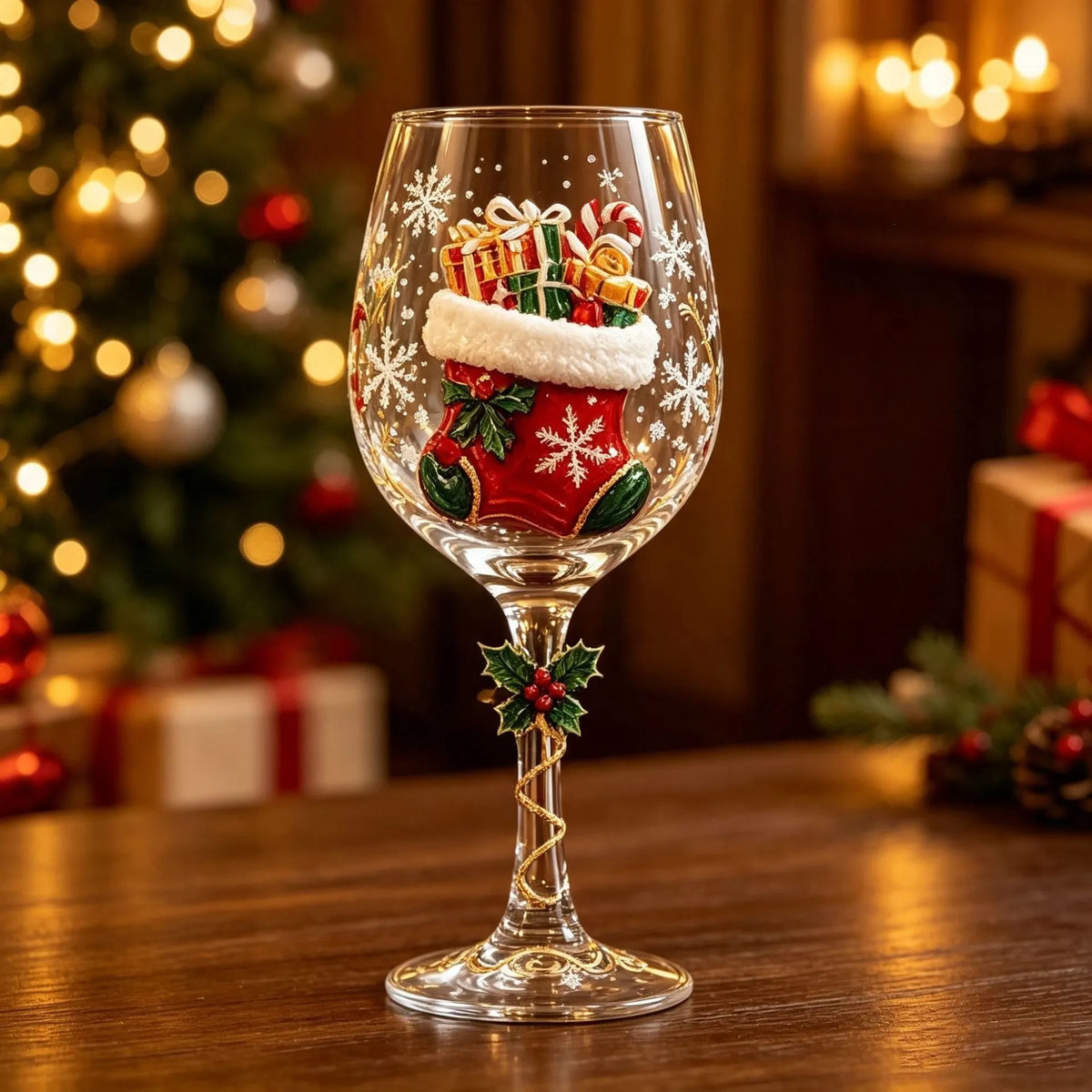 SantaSip – Festive 3D Christmas Glass