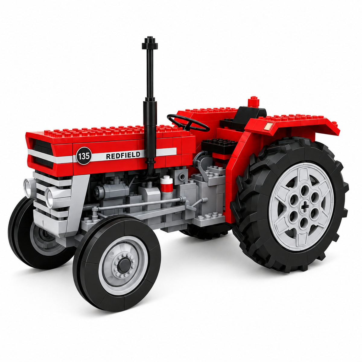 💥 LAST DAY 49% OFF - 🚜 REDFIELD 135 – Heritage Farm Tractor Brick Edition