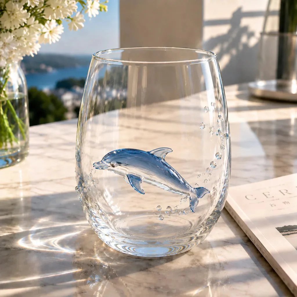 AquaElegance – Coastal Octopus Bar Glass