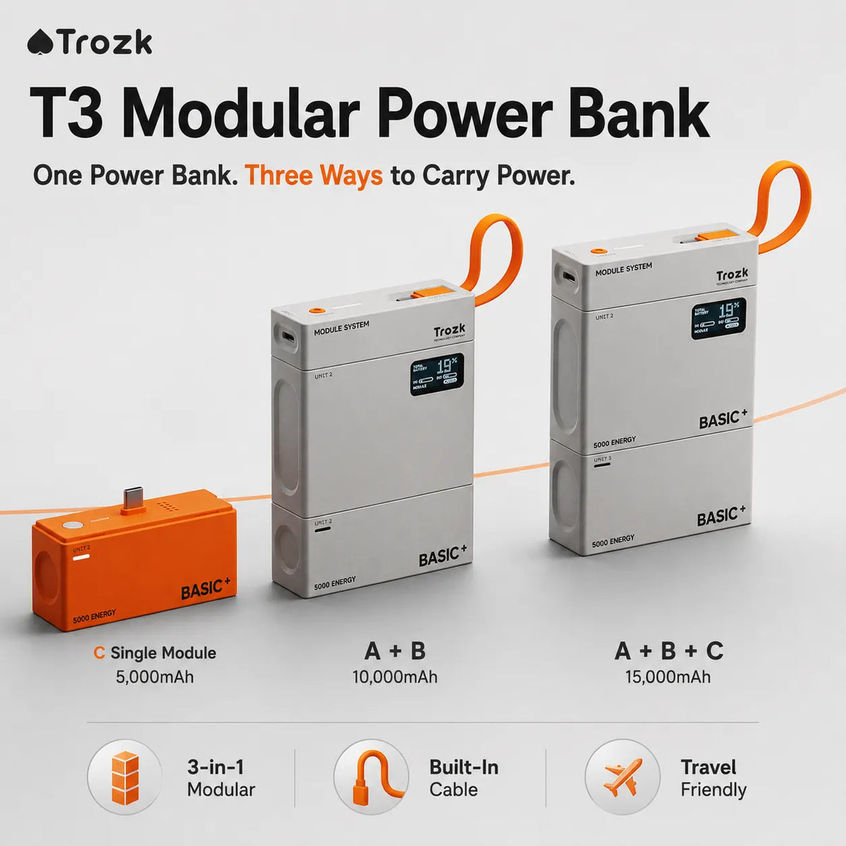 PowerStack – Modular Multi-Capacity Power Bank