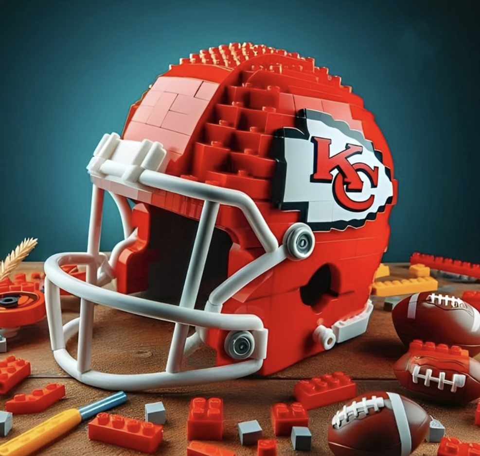 TouchdownBuild – NFL Team Helmet Brick Kit