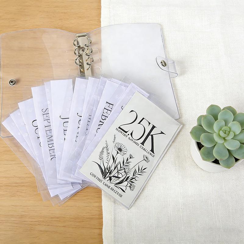 SaveNest – 12-Month Cash Savings Challenge Binder