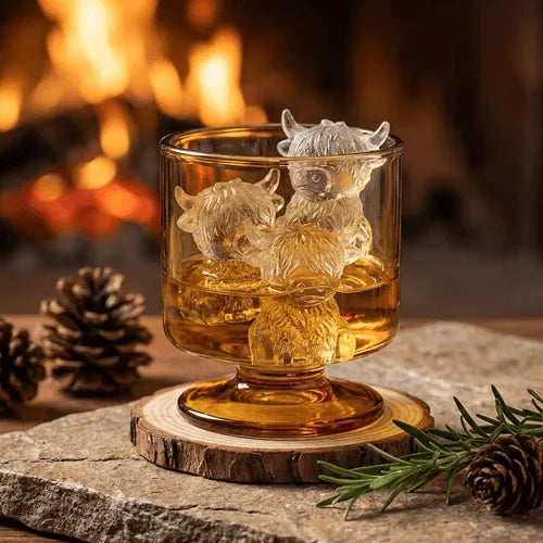 MooMold – Adorable Highland Cow Ice Cube Tray