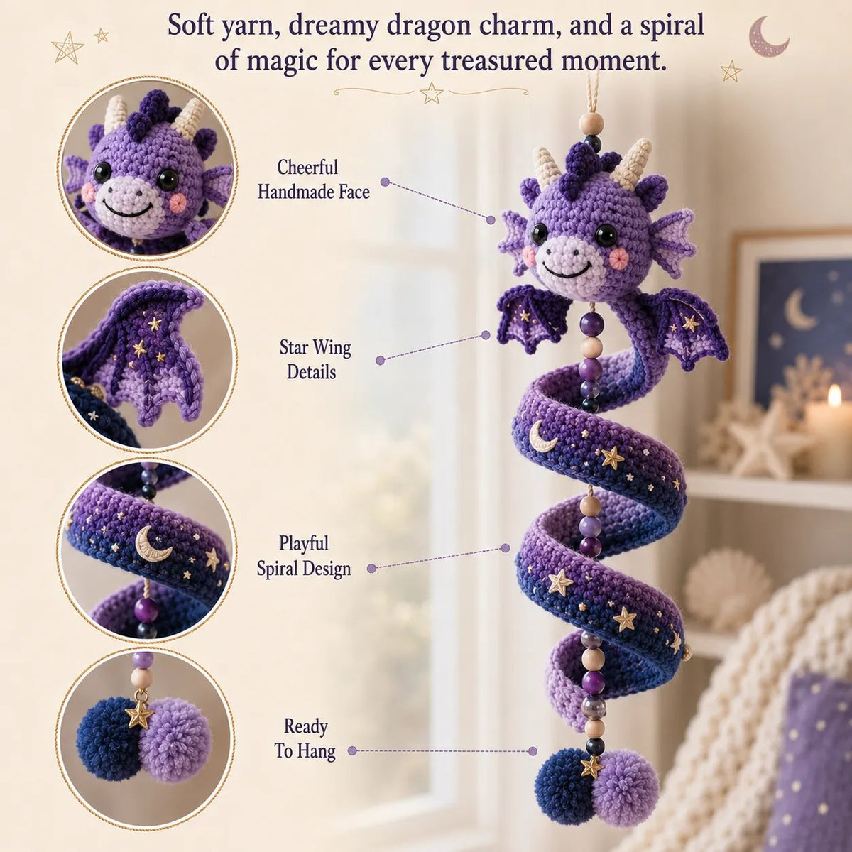 DragonWhimsy – Fantasy Crochet Craft Kit