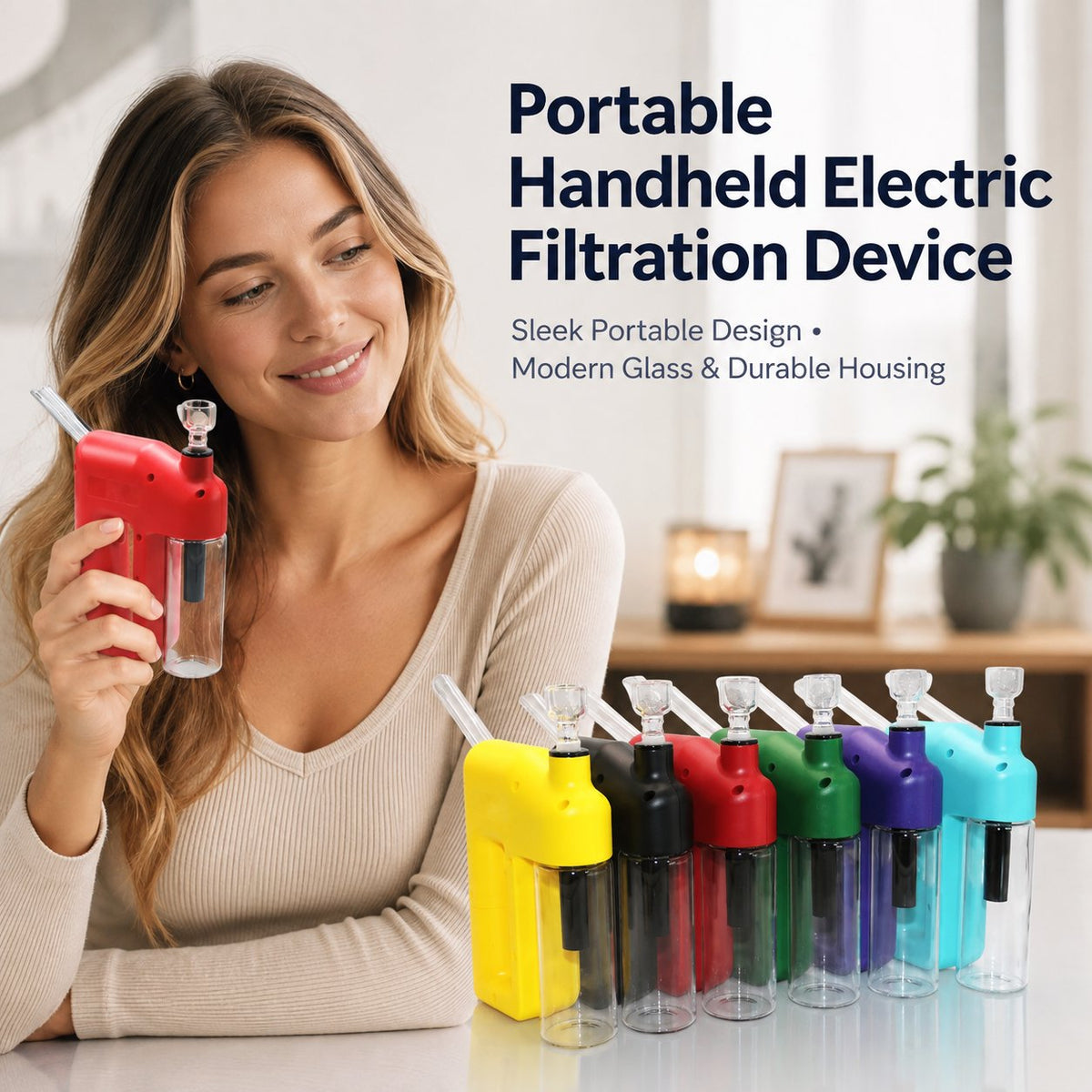 GlowVanta – Portable Handheld Electric Filtration Device