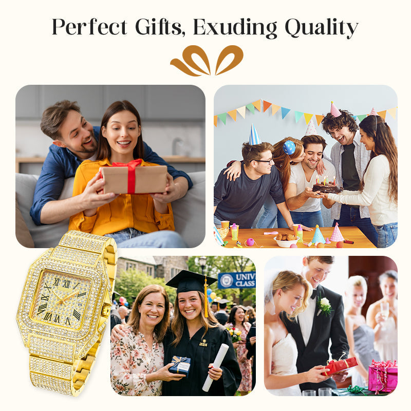 RoyalGleam – Crystal Accent Watch