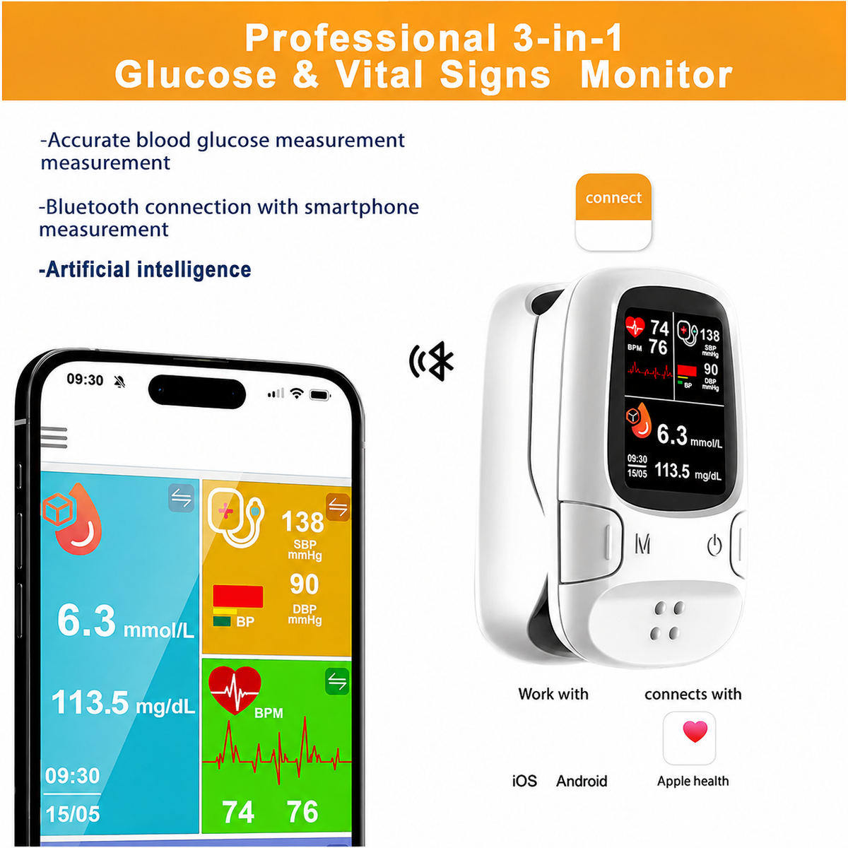 VitaSense – Multi-Function Health Monitoring Device