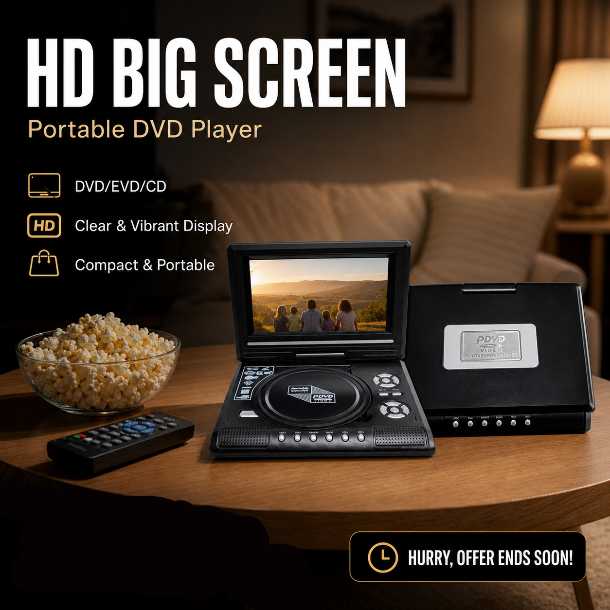 CinePort – 7.8-Inch HD Travel Entertainment Player