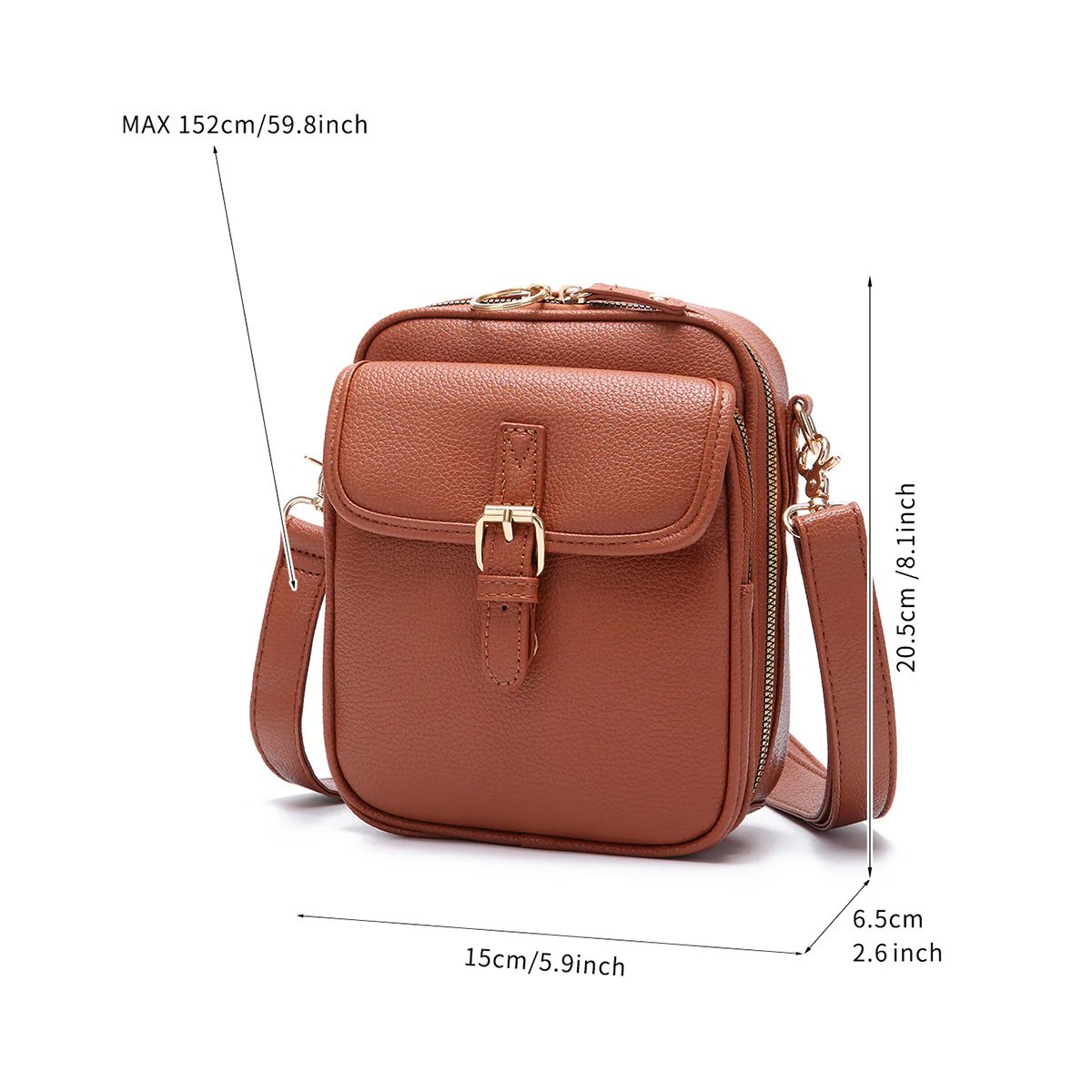 MiraCarry – Women’s Casual Crossbody Messenger Bag