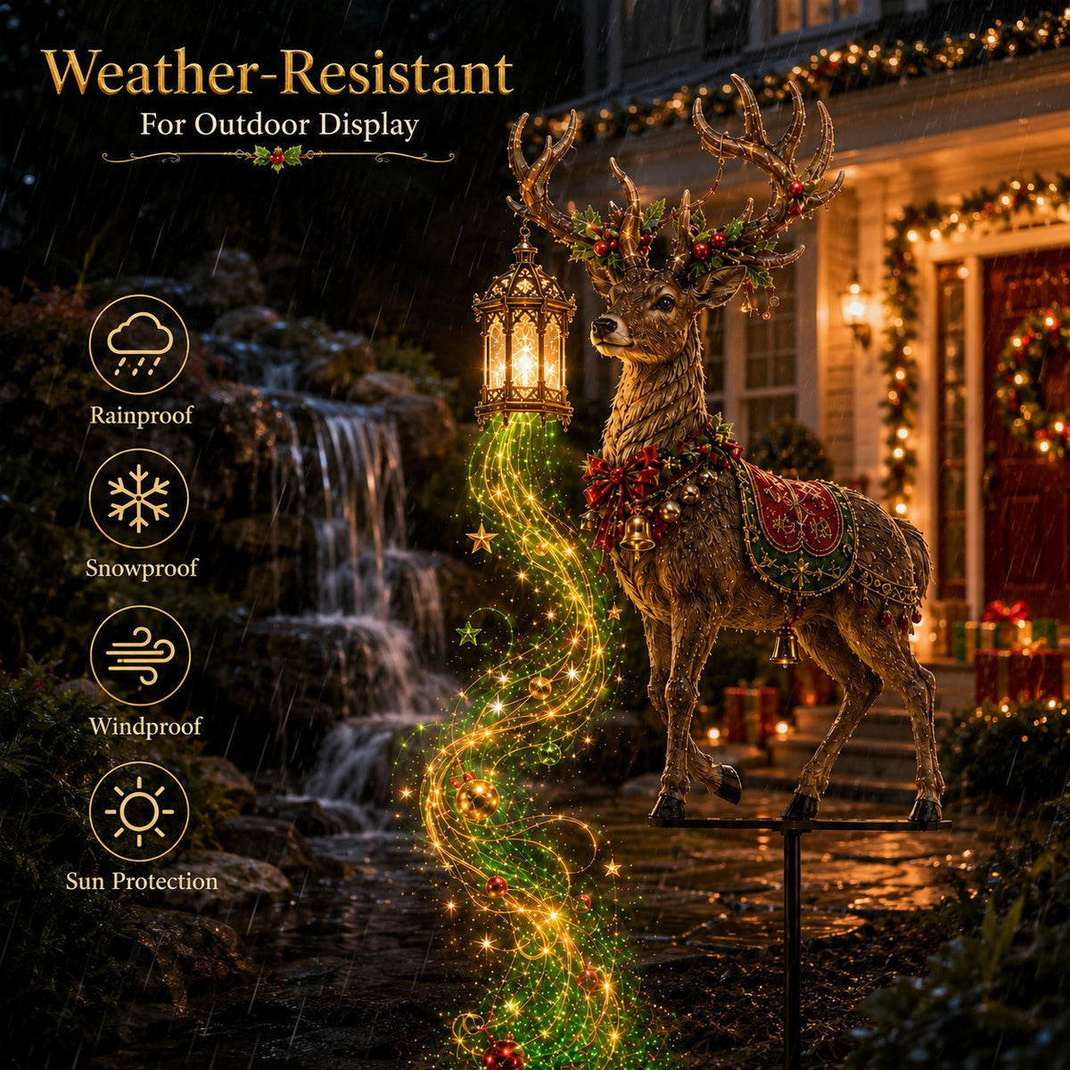 MerryStag – Light-Up Christmas Reindeer Decoration