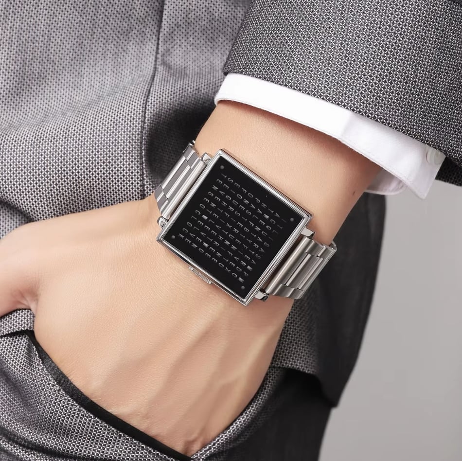 LexoTime - Unisex Textual Watch