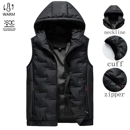 ArcticVail – Men’s Slim-Fit Hooded Zip Waistcoat