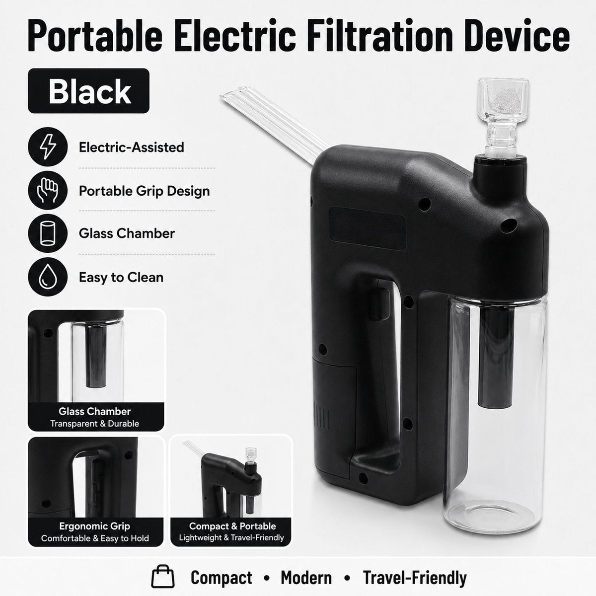 GlowVanta – Portable Handheld Electric Filtration Device