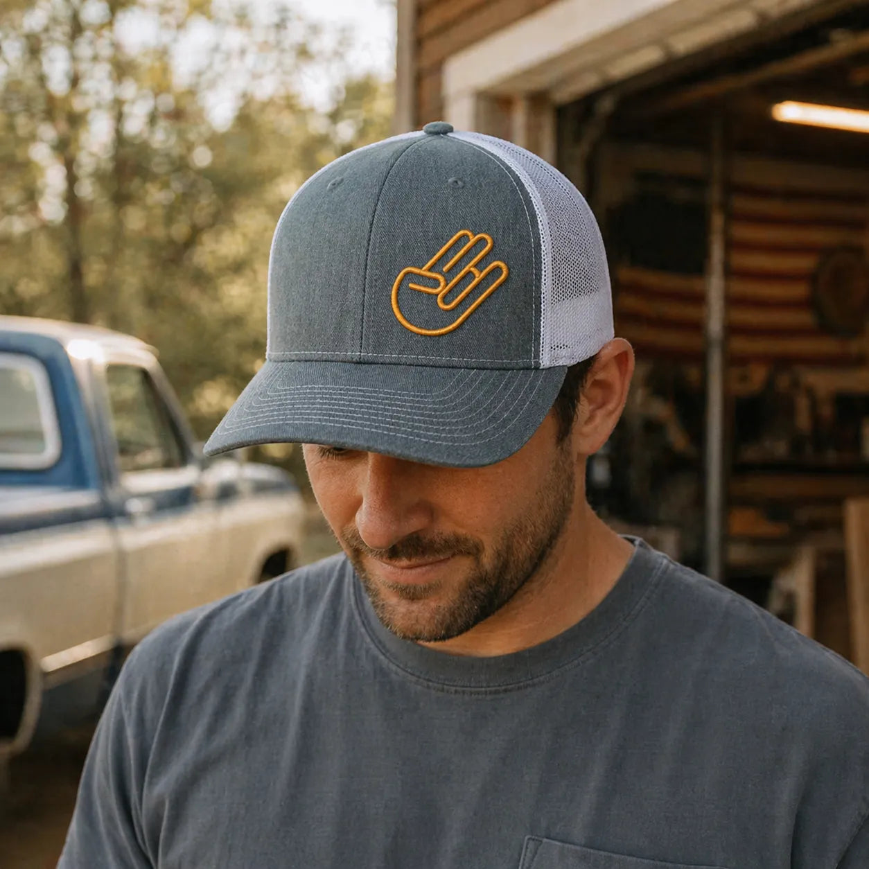 HiddenWink – Subtle Humor Embroidered Hat