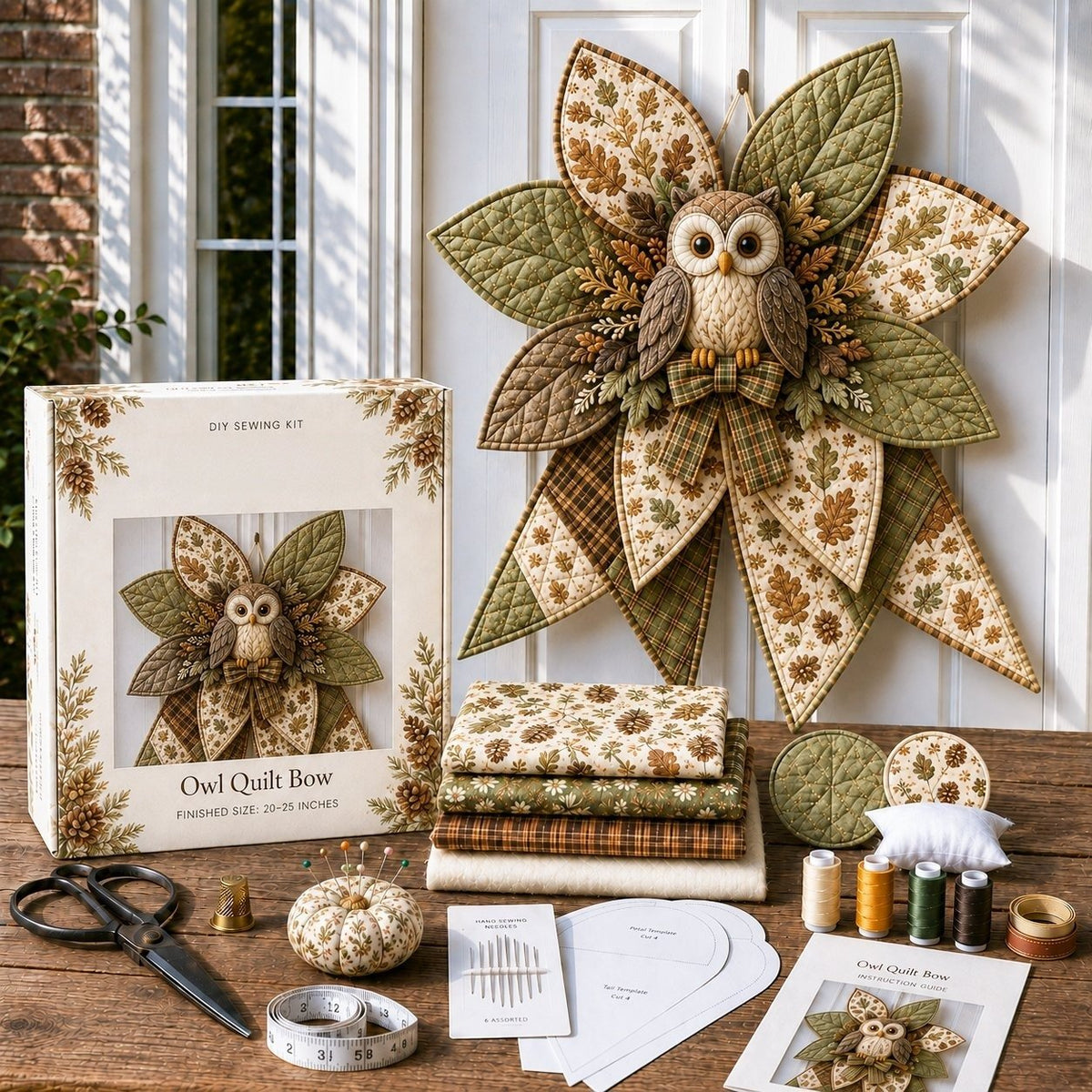 PrettyLoops – Oversized Quilted Bow Craft Kit