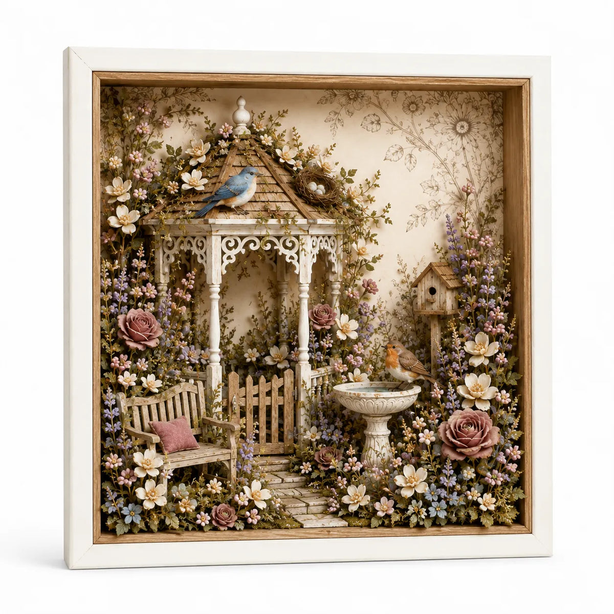 CottageCharm – DIY Layered Garden Shadow Box
