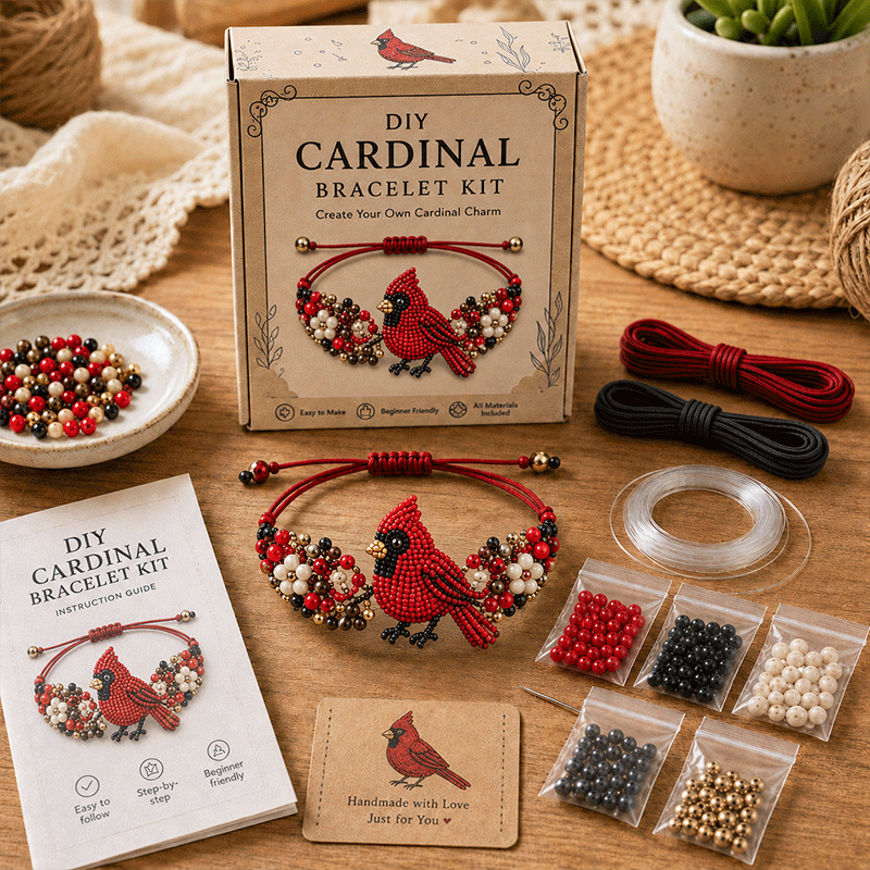 🐙DIY Beaded Bracelet Making Kit