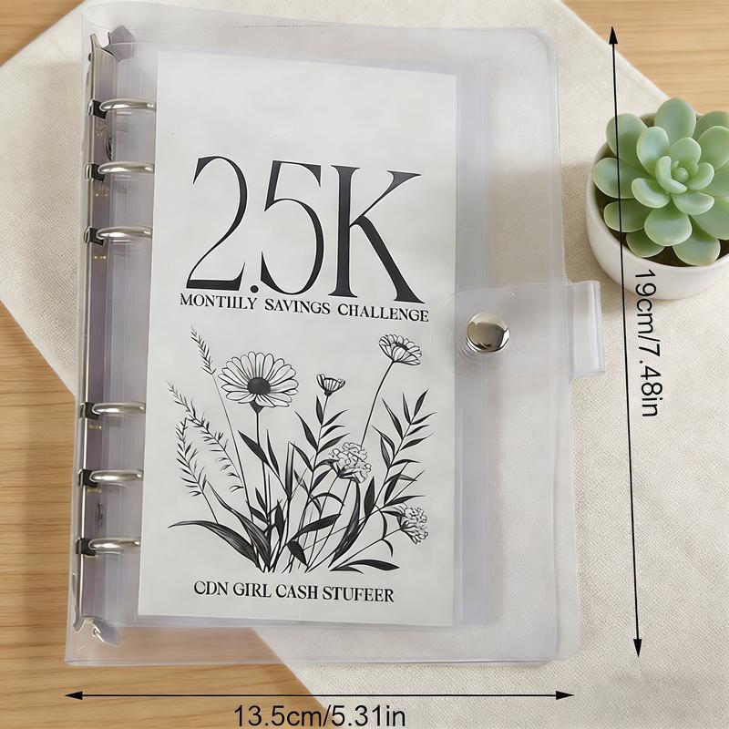 SaveNest – 12-Month Cash Savings Challenge Binder