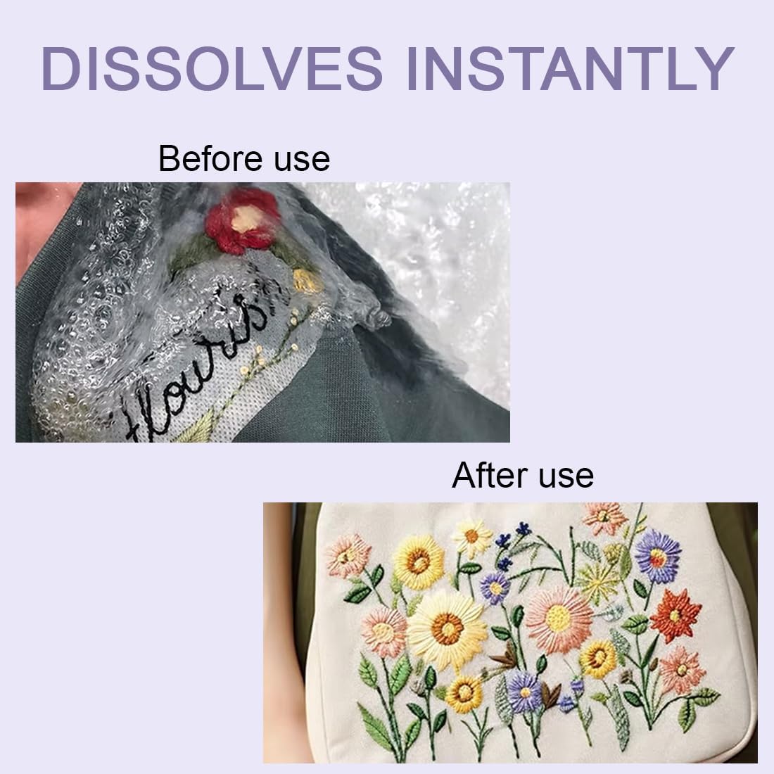 StitchEase – Printable Water-Soluble Embroidery Stabilizer