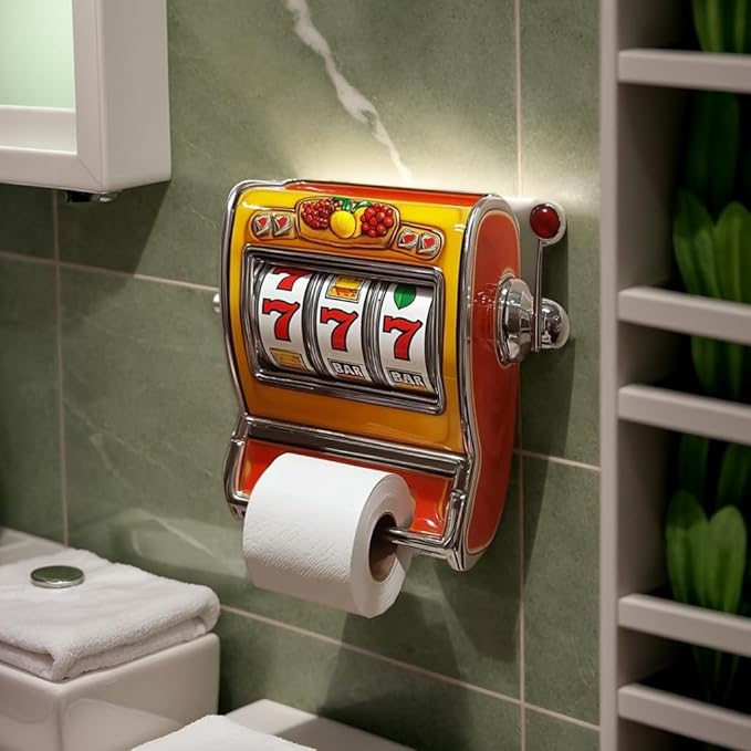 JackpotRoll – Casino Toilet Roll Holder