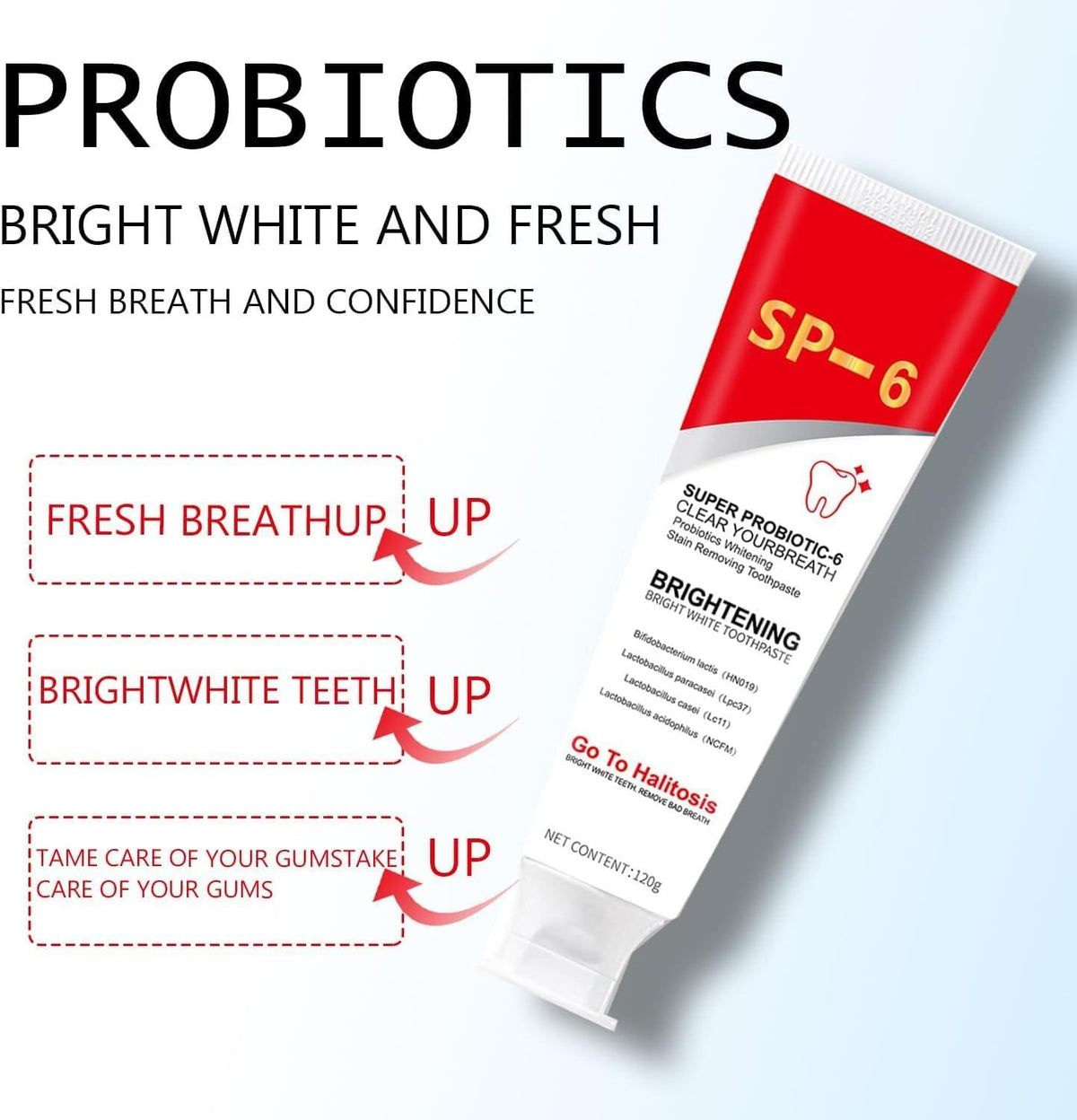 BrightBiome – Probiotic Whitening Toothpaste