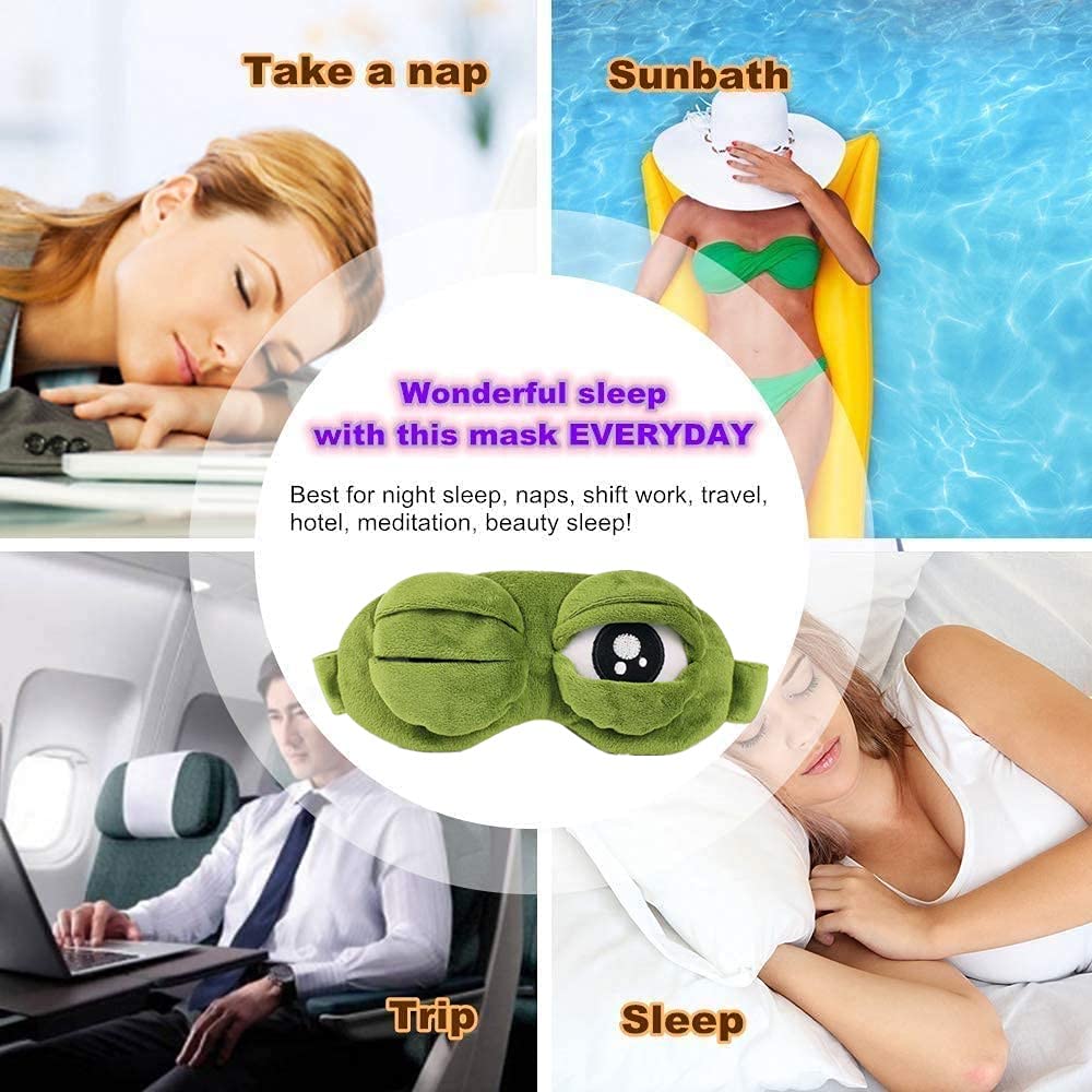 FrogDreams – Plush 3D Sleep Eye Mask