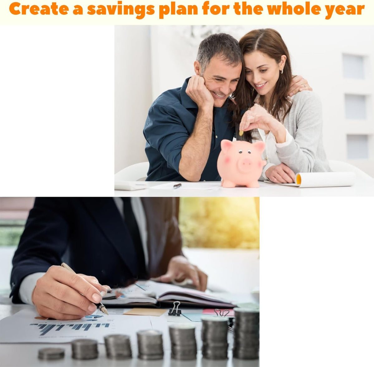 SaveNest – 12-Month Cash Savings Challenge Binder