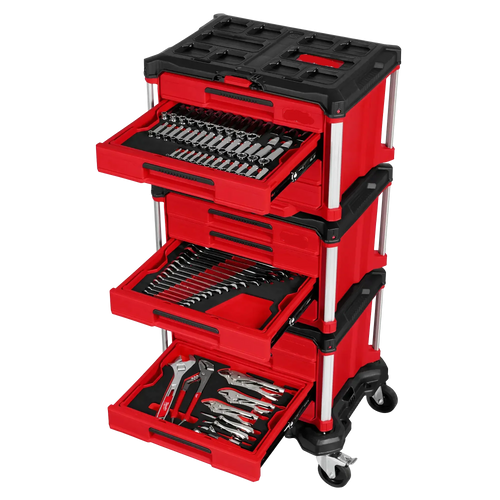 366-Pcs Master Mechanics Hand Tool Set with PACKOUTTM Drawers and Dolly
