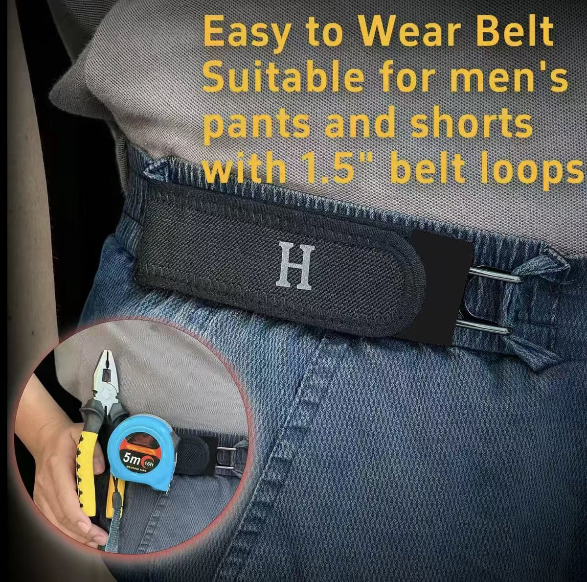 FlexForge – Tactical No-Buckle Elastic Utility Belt