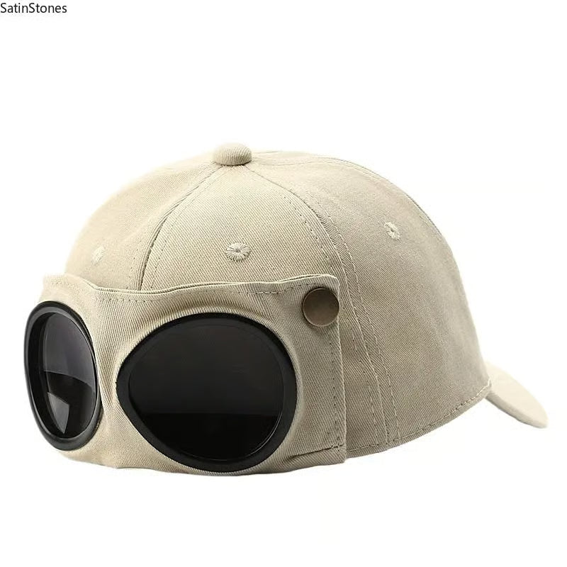 AeroVanta – Detachable Goggle Pilot Baseball Cap