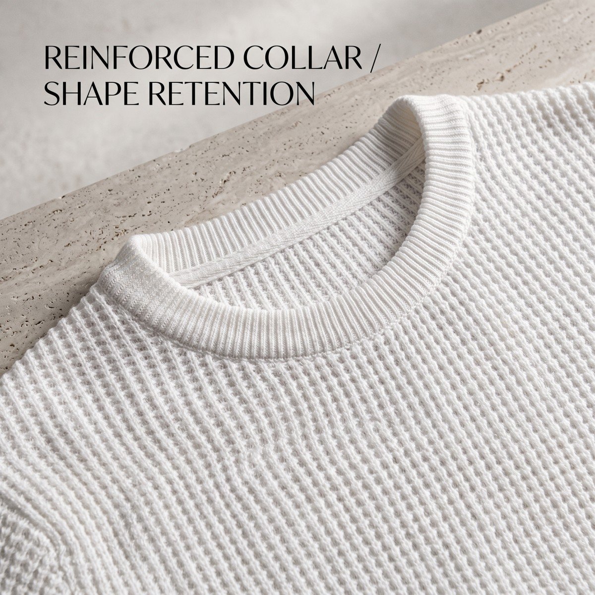 WinterWeave – Oversized Waffle-Knit Pullover