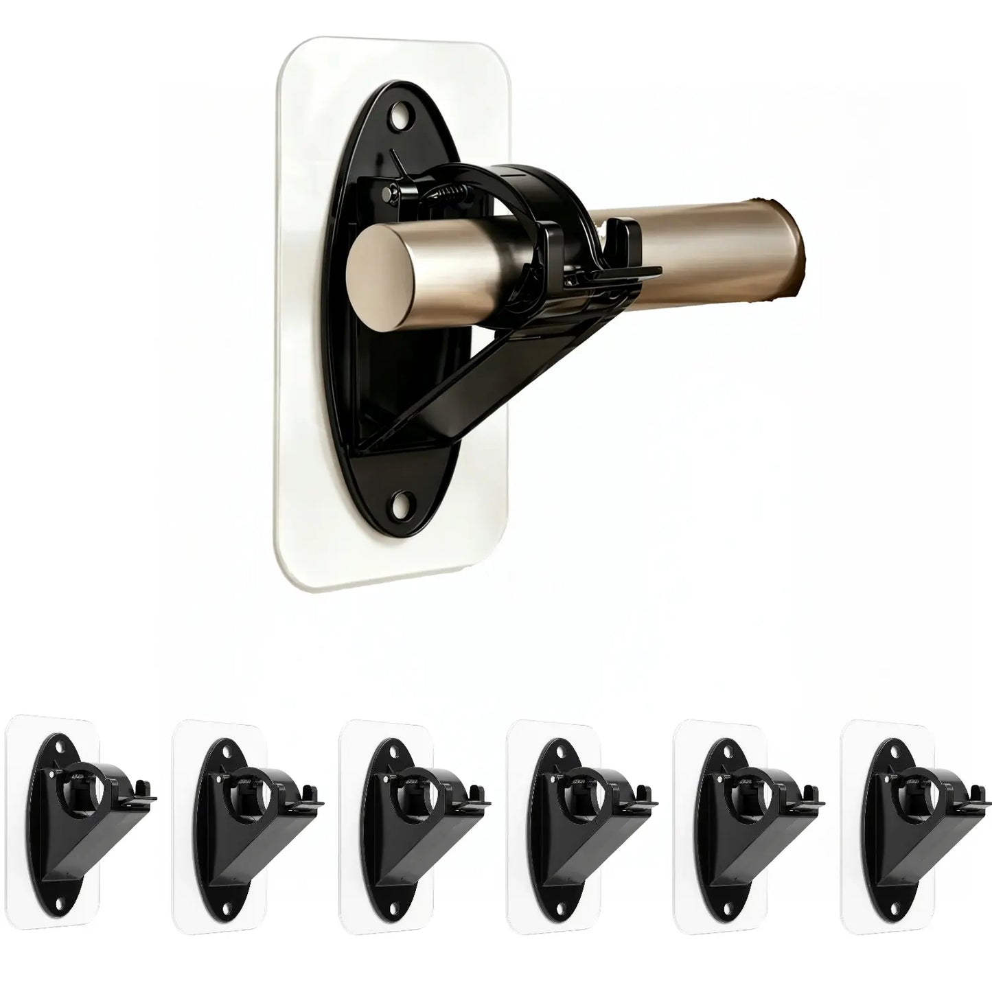 StickMount – No-Drill Curtain Holders
