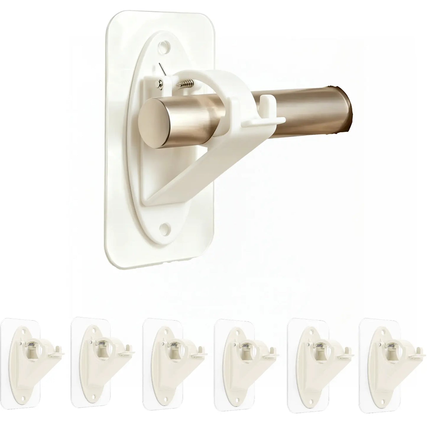 StickMount – No-Drill Curtain Holders