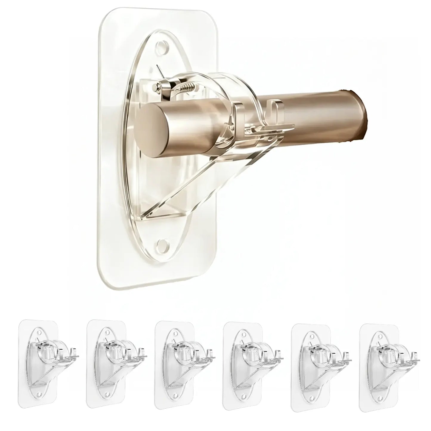 StickMount – No-Drill Curtain Holders