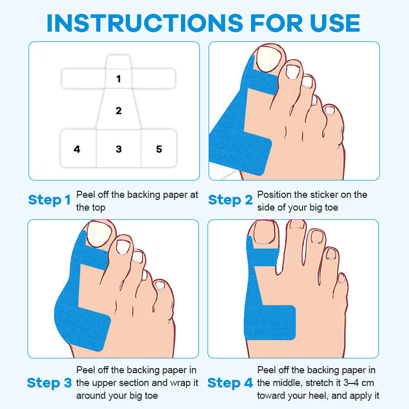 BunionShield – Flexible Toe Support Tape