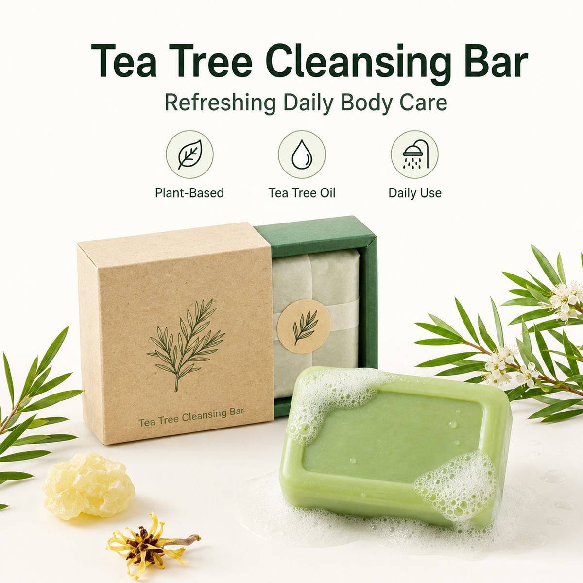 FungiGuard – Tea Tree Antifungal Soap Bar