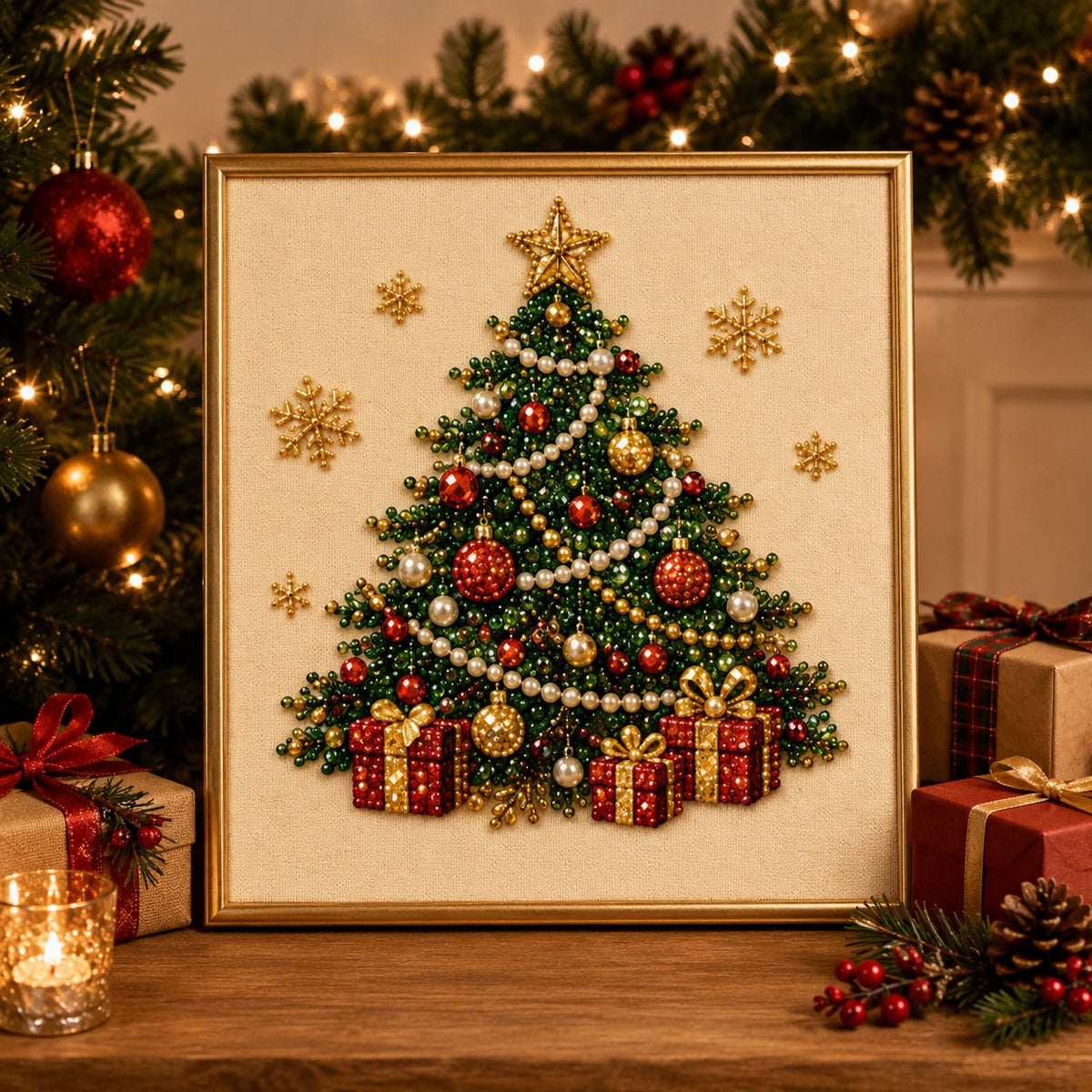 MerrySpark – Festive Pearl Bead Painting Kit
