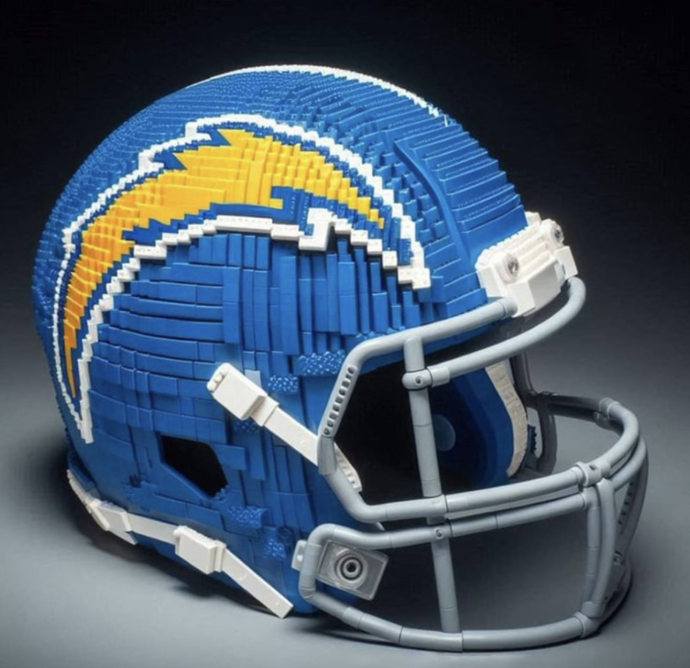 TouchdownBuild – NFL Team Helmet Brick Kit