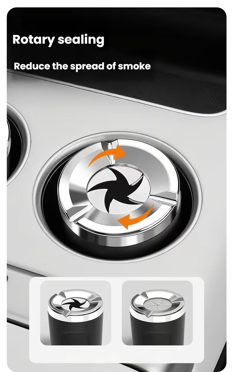 AshGuard – Twist-Lock Ceramic Car Ashtray