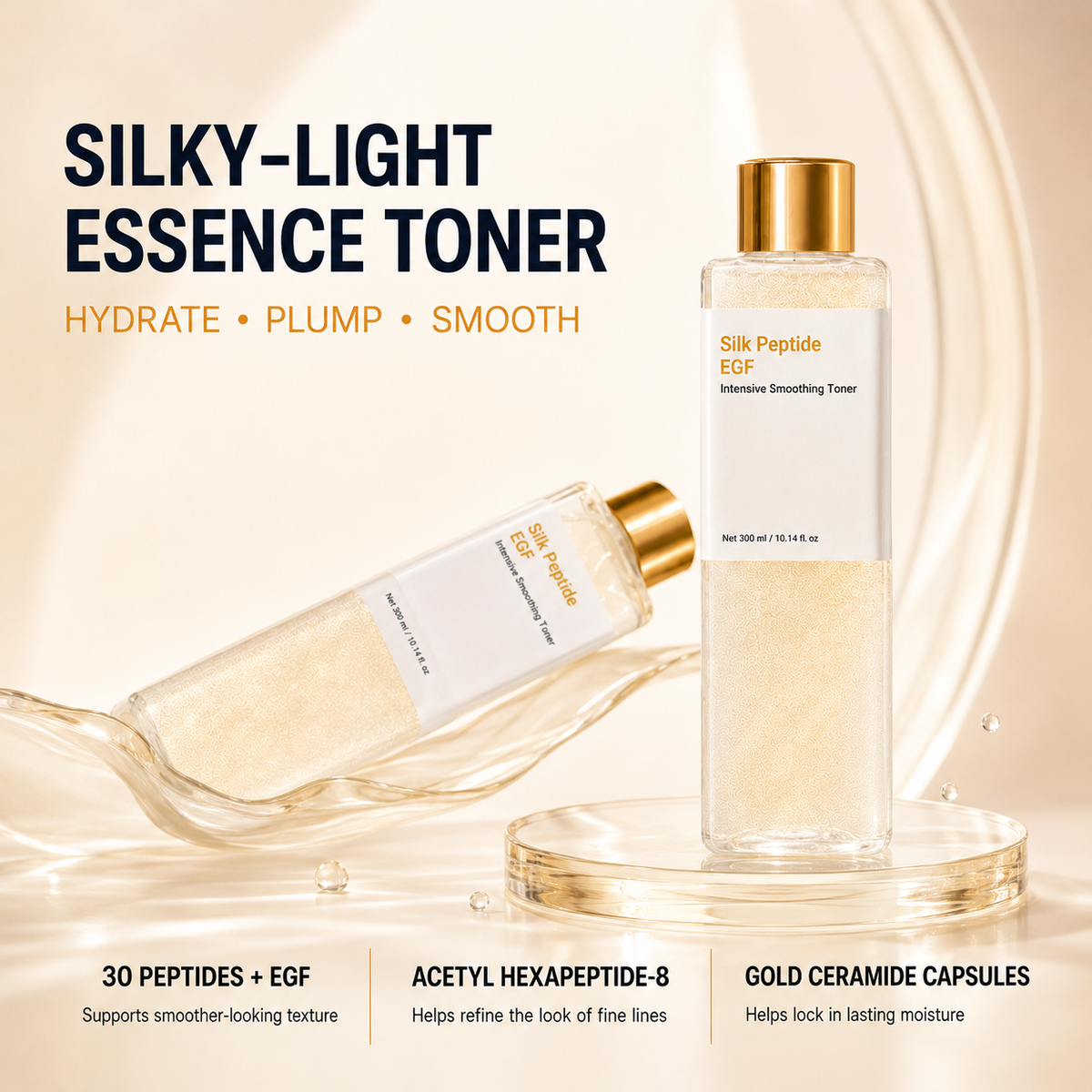 DermaLuxe – EGF Peptide Firming Toner