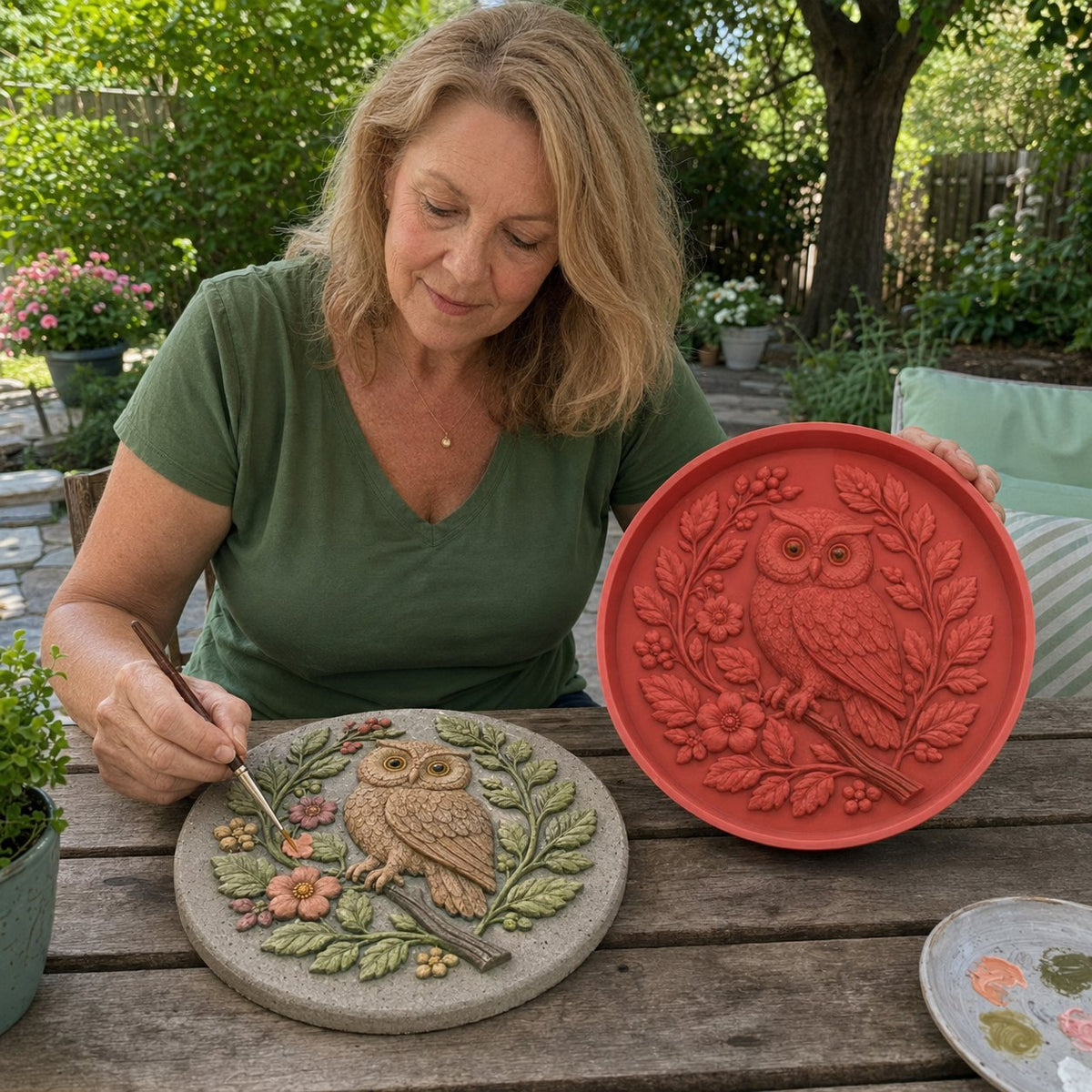 GardenMuse – Hummingbird DIY Stepping Stone Mold