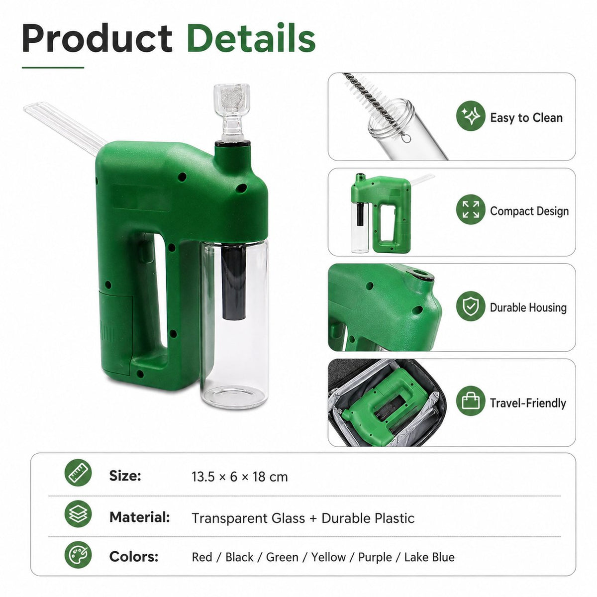 GlowVanta – Portable Handheld Electric Filtration Device