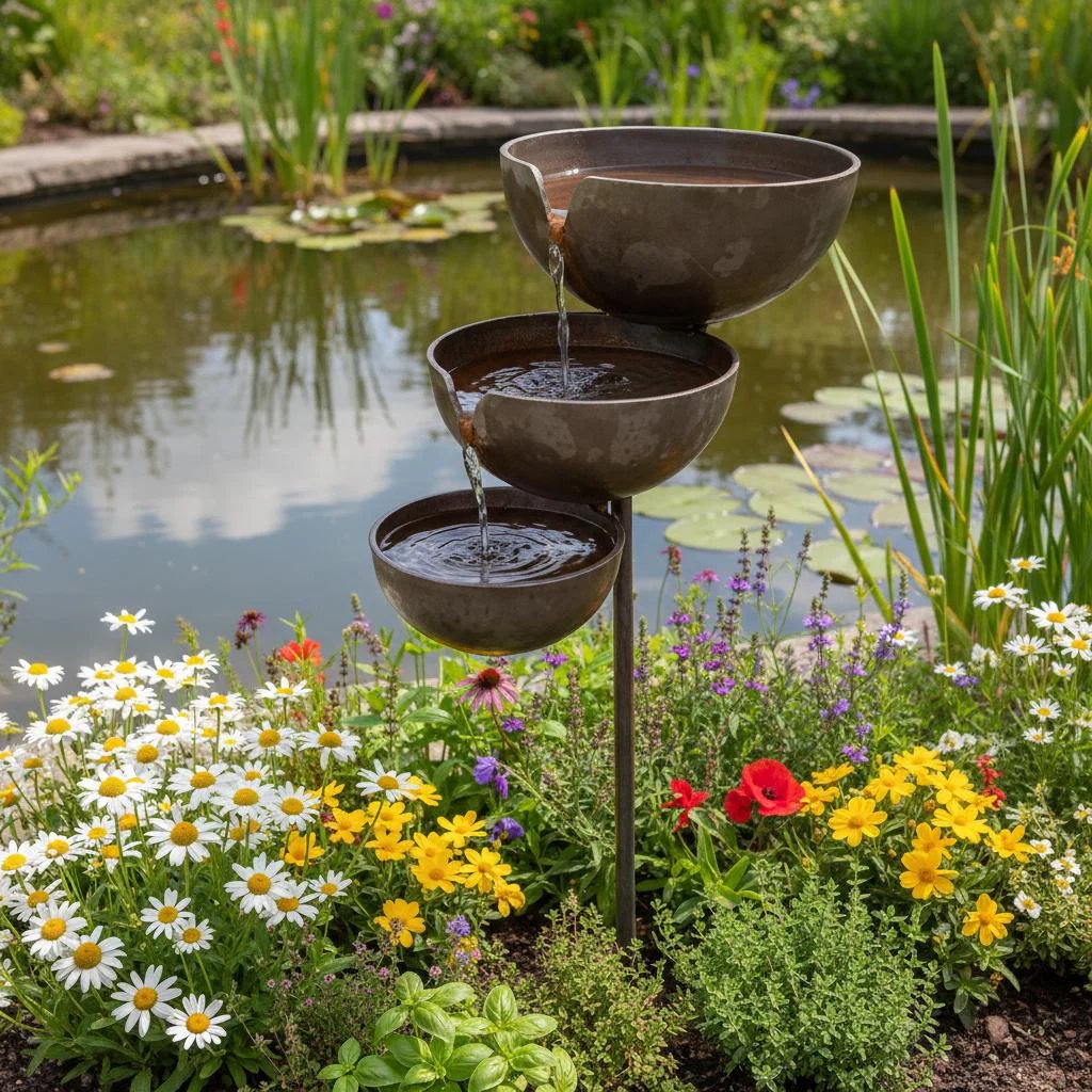 GardenRipple – Outdoor Bird Bath Stake